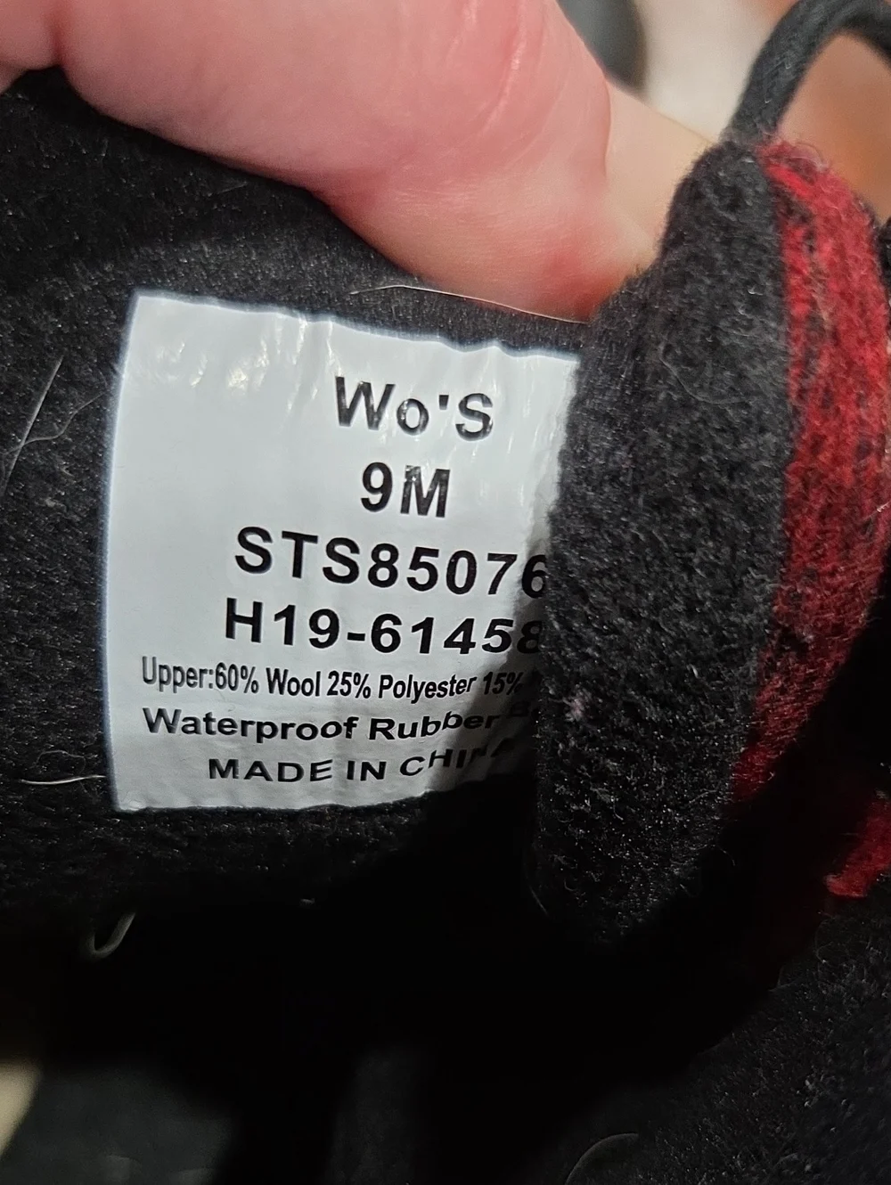 Sperry Buffalo Plaid Boots